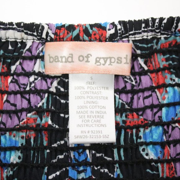 Band of Gypsies Womens Small Leaf Tropical Print Sundress - Picture 5 of 5